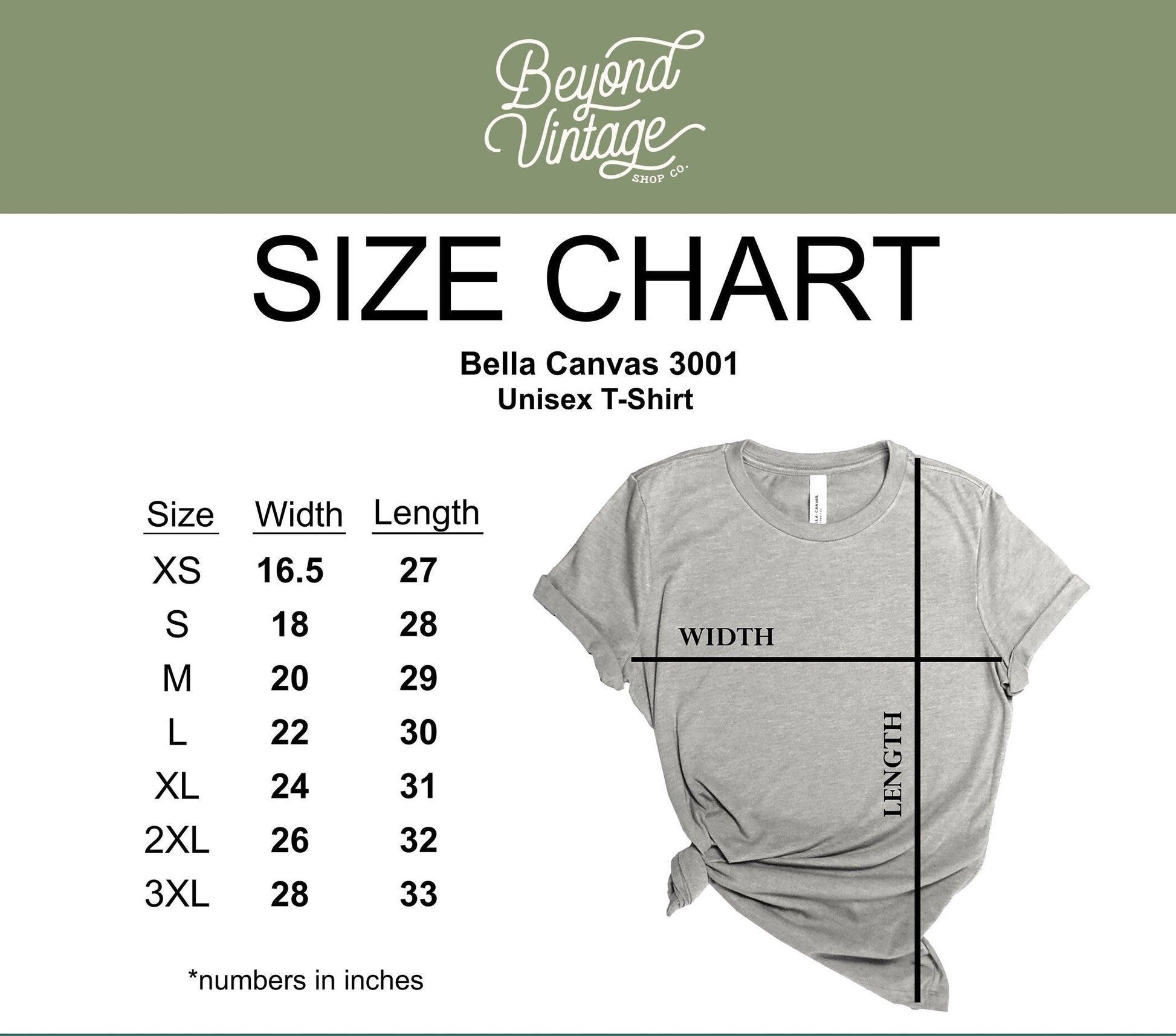 a women's size chart for a t - shirt