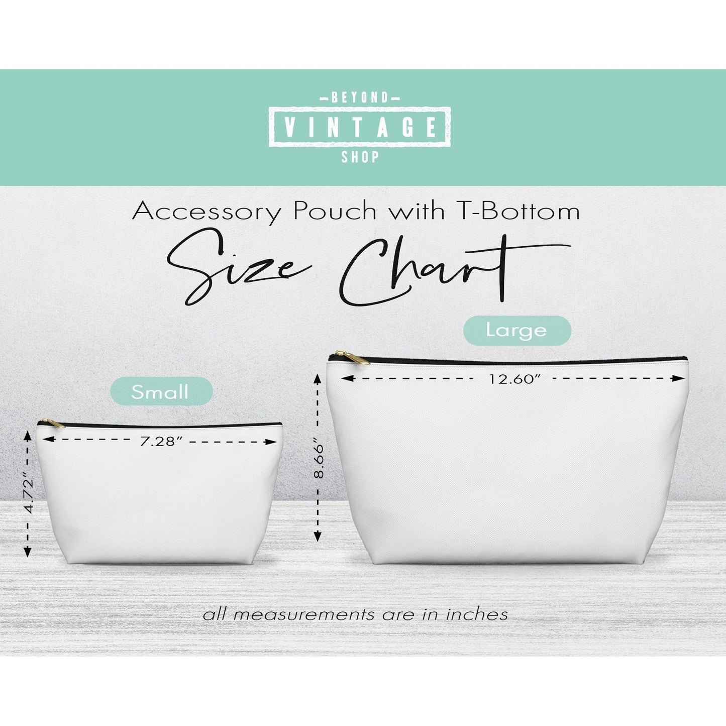 Black Mushroom Accessory Pouch