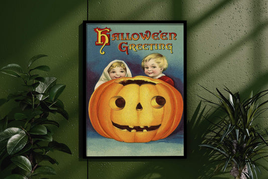 Vintage Retro Halloween Poster Prints