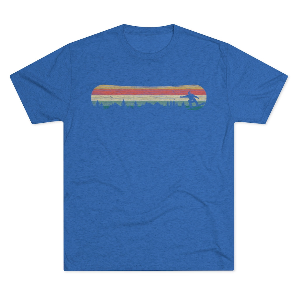 Retro Snowboarding Mountains Tee