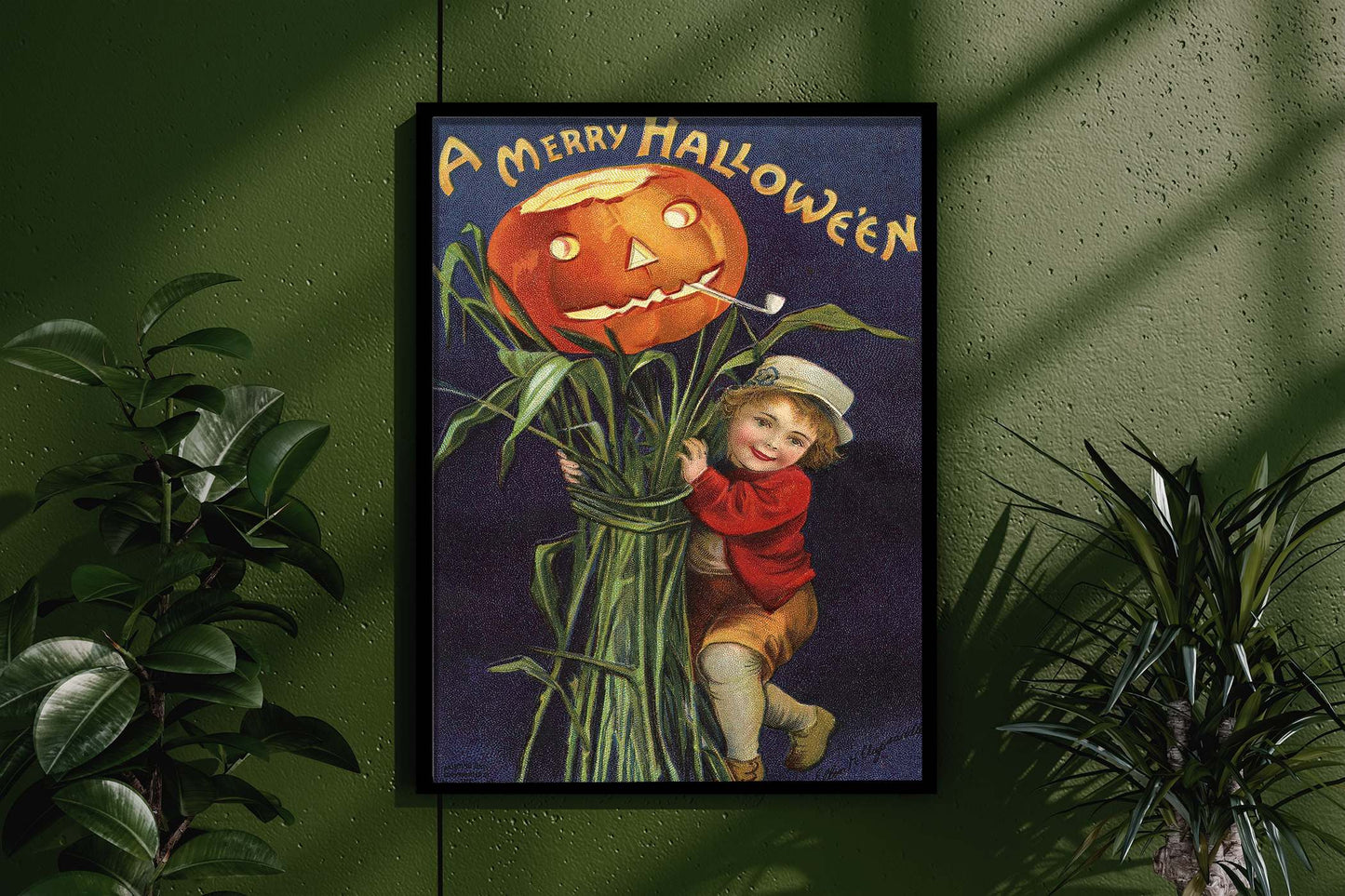 Vintage Retro Halloween Poster Prints