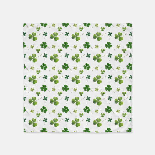 St Patrick's Day Clover Bandana Scarf, Irish Headband, ponytail or neck scarf