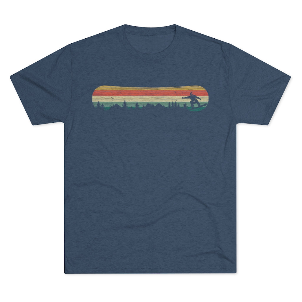 Retro Snowboarding Mountains Tee