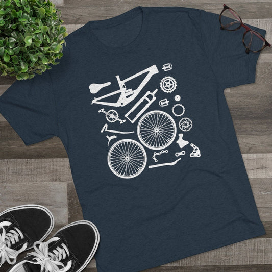 The Original Bike Parts Short Tri-Blend Sleeve Shirt