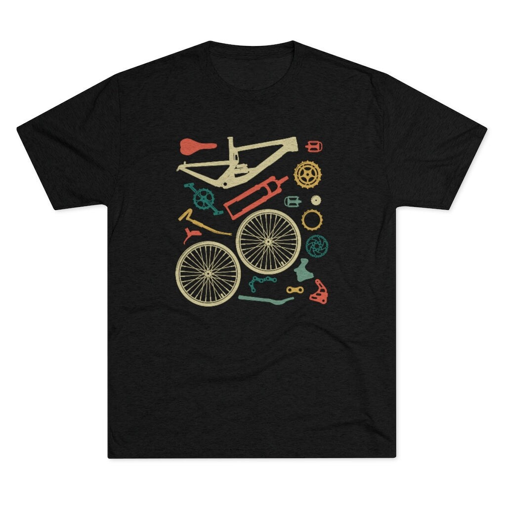 The Original Bike Parts Short Sleeve Triblend Shirt