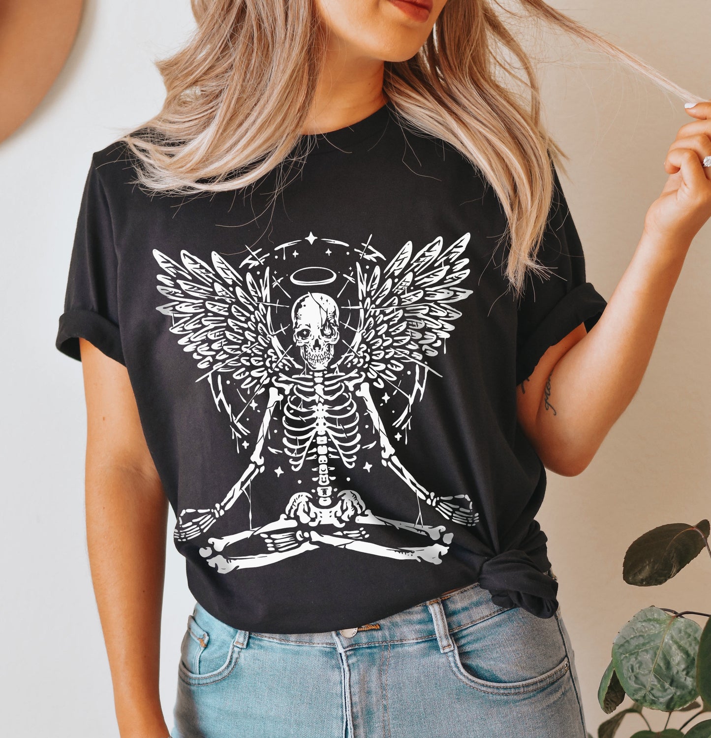 Meditating Skeleton Shirt