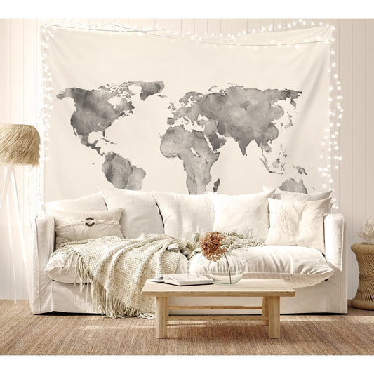 World Map Tapestry