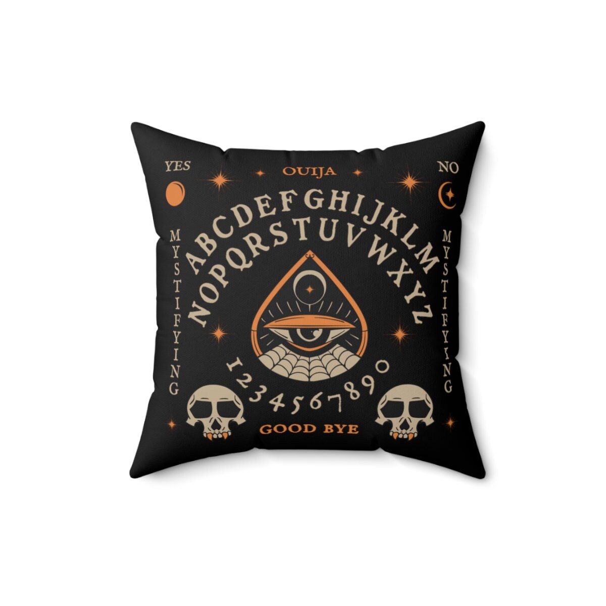 Ouija Board Pillow Retro Halloween Throw Cushion