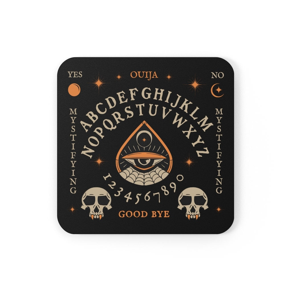 Ouija Board Corkwood Coaster Set