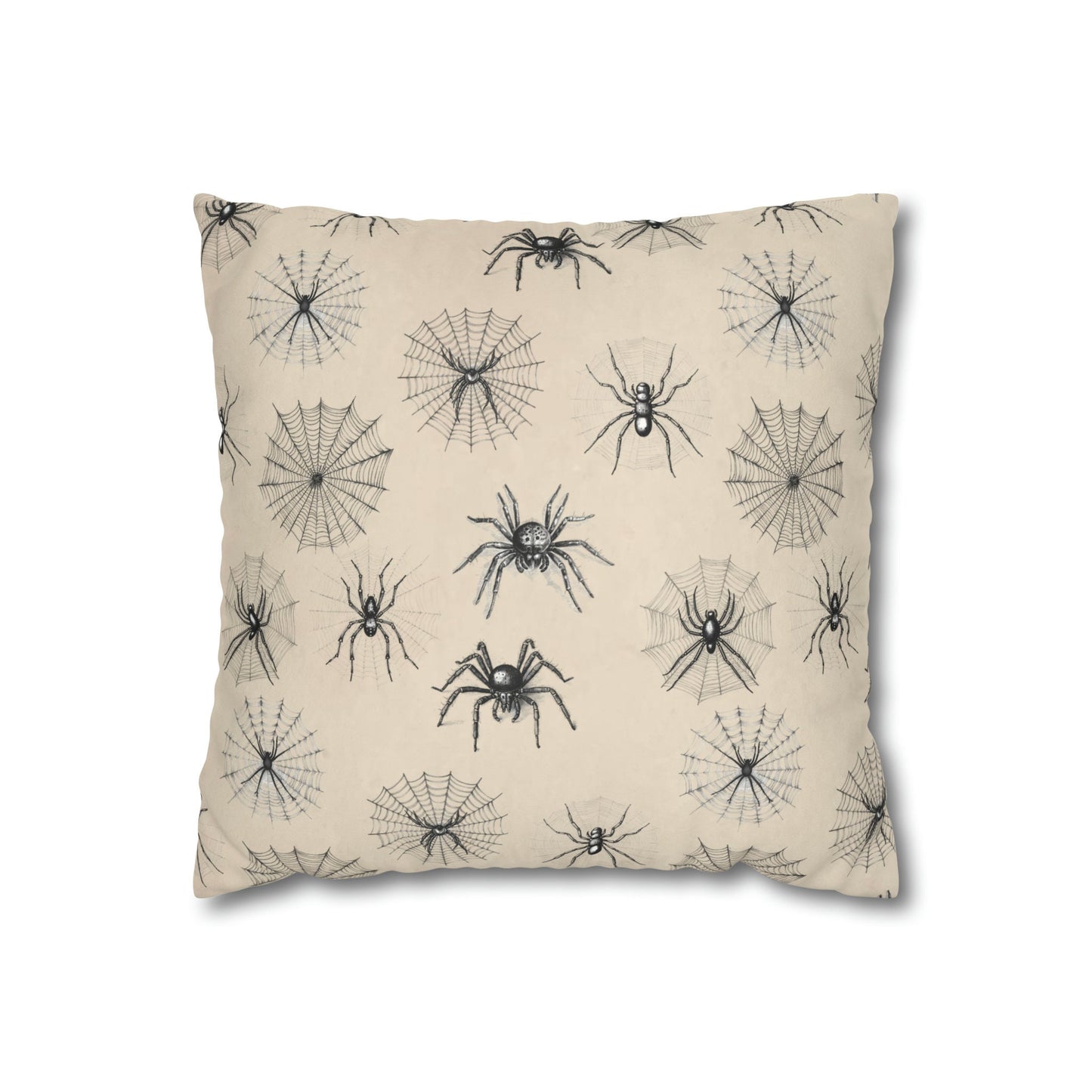 Vintage Spider Pillow Cover