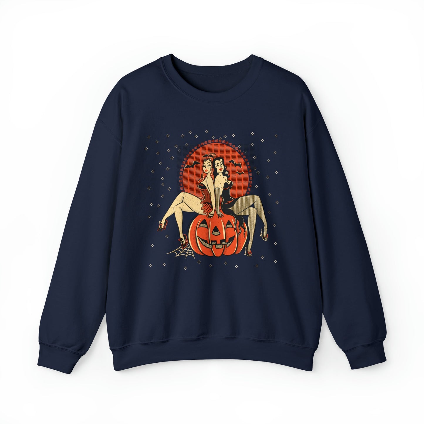 Vintage Retro Halloween Crewneck Sweatshirt