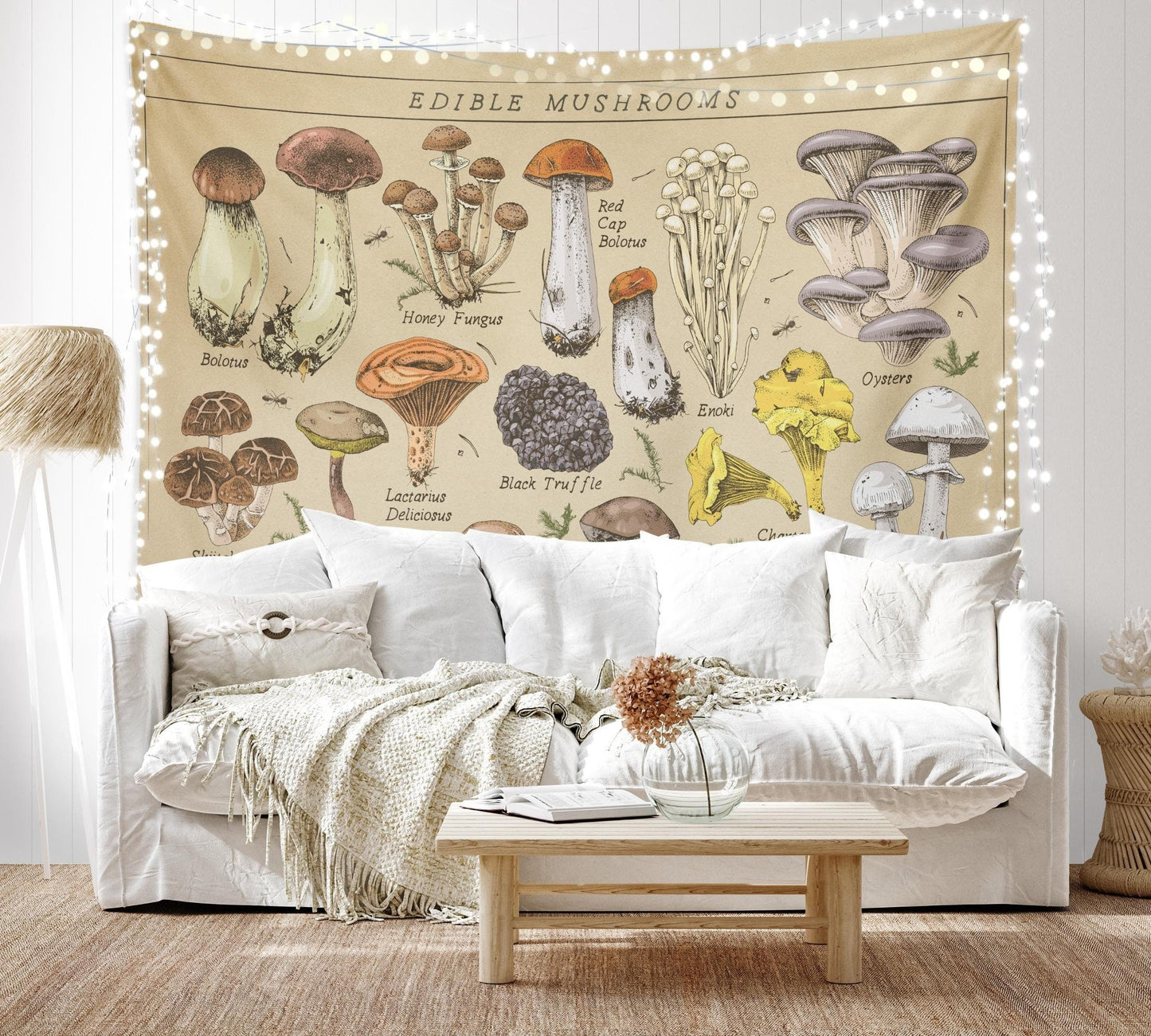 Edible Mushroom Tapestry