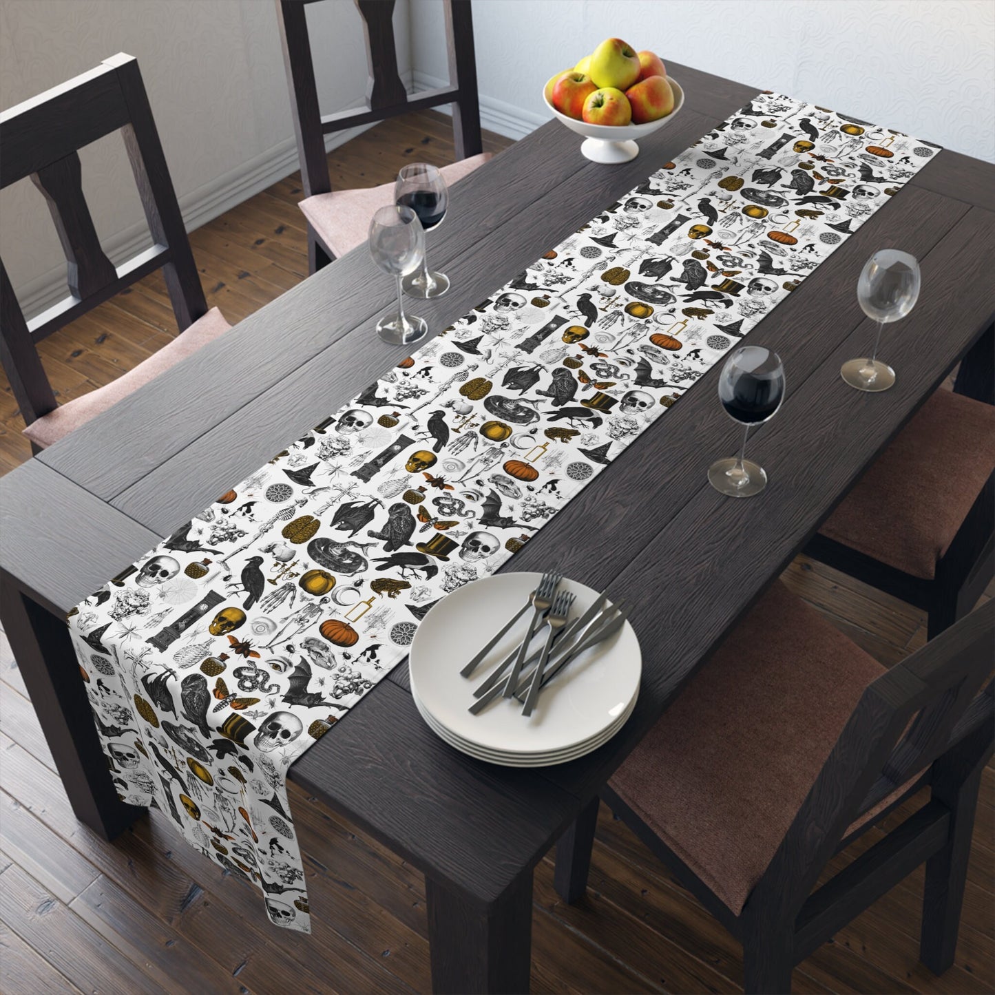 Gothic Halloween Table Runner