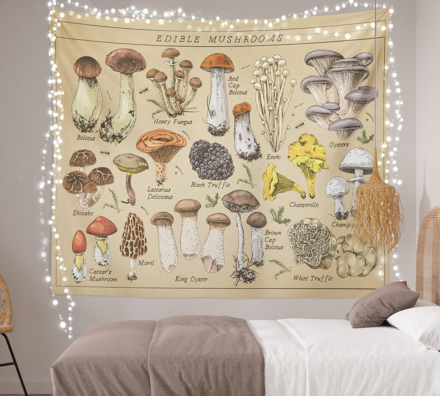 Edible Mushroom Tapestry