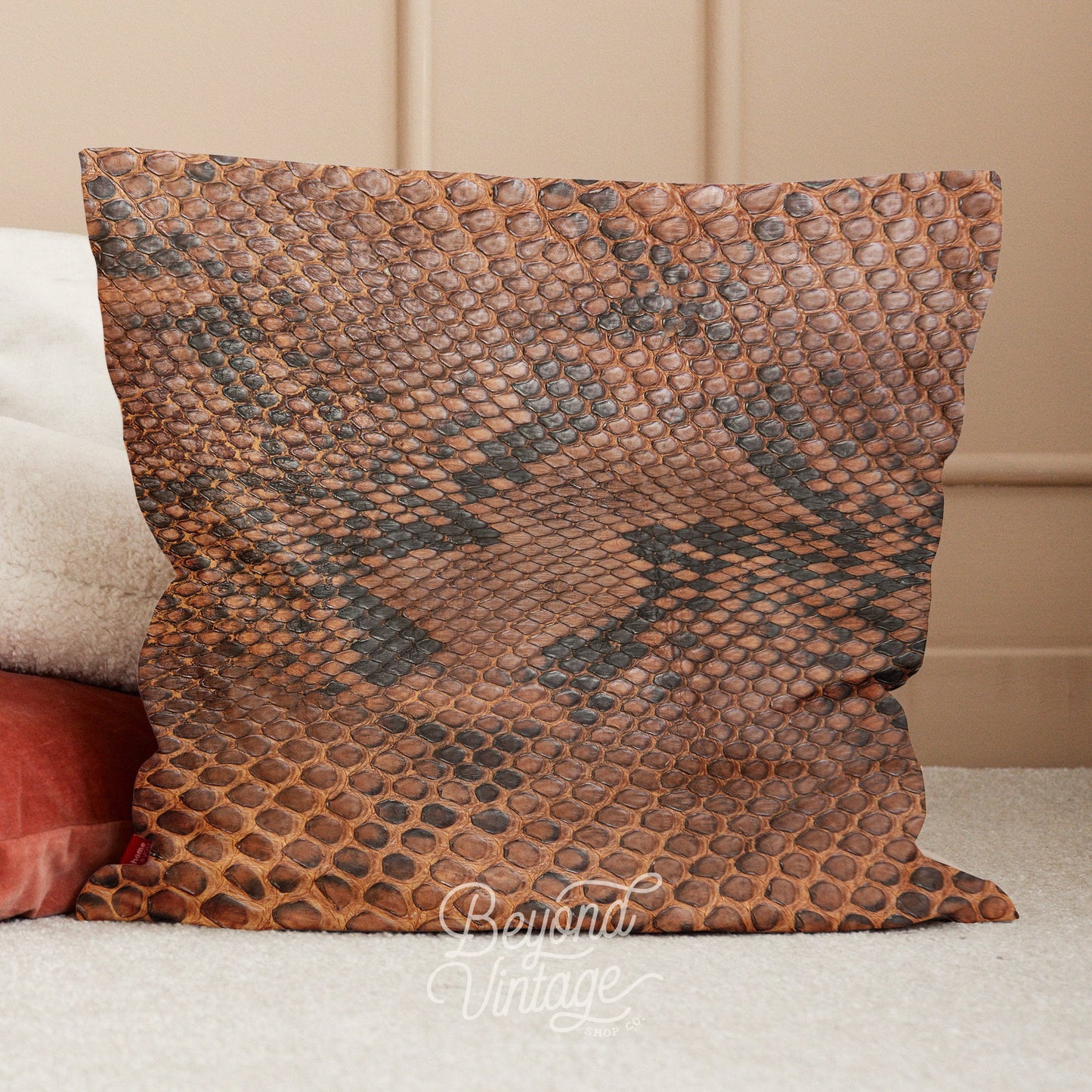 Snake Skin Pillow Cover