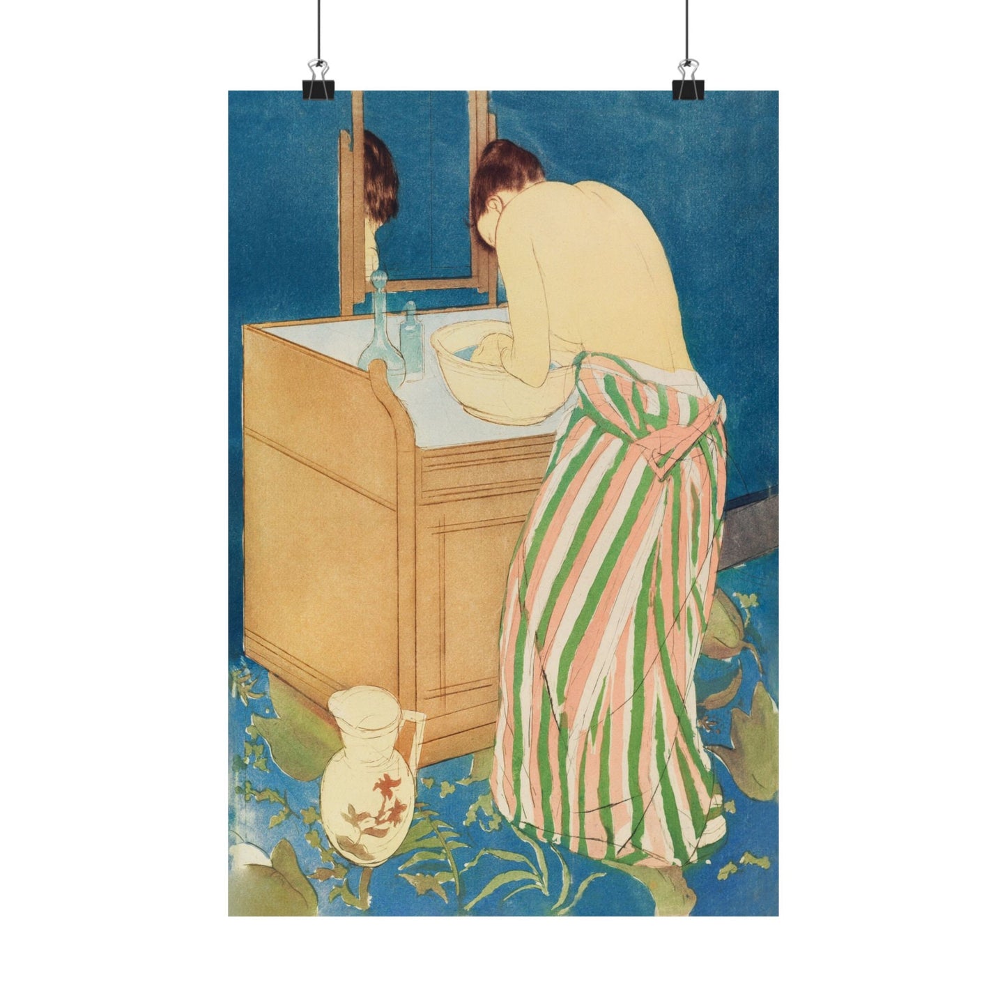 Woman Bathing by Mary Cassatt Poster Print