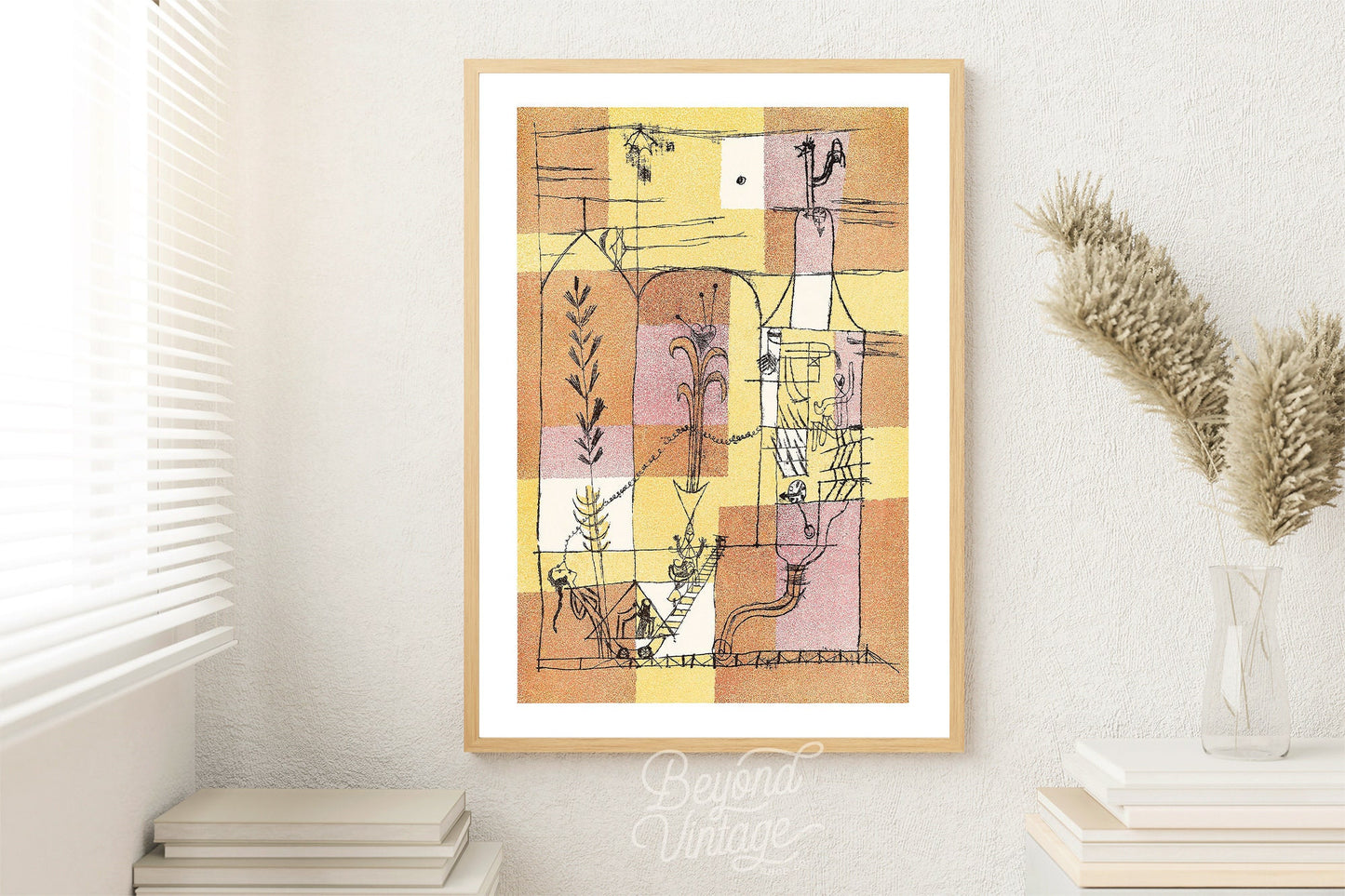 Retro Paul Klee Art Poster