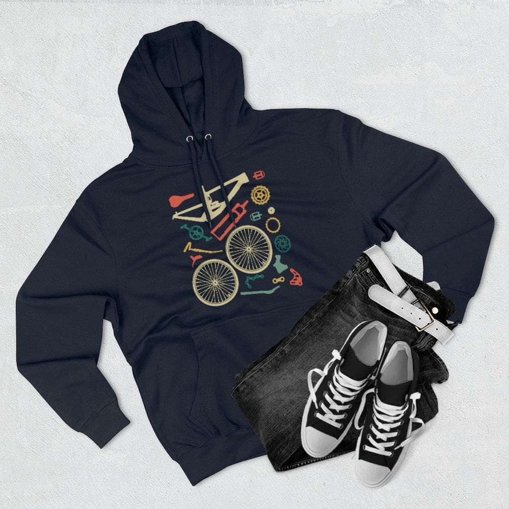 The Original Bike Parts Premium Retro Hoodie