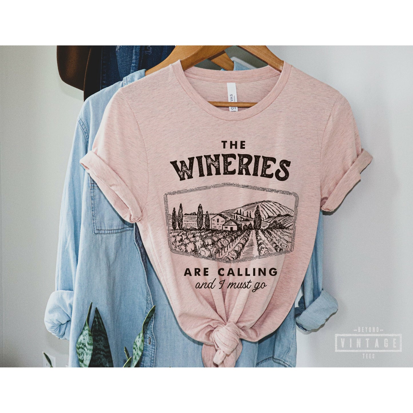 Women's The Wineries Are Calling Bella & Canvas Shirt