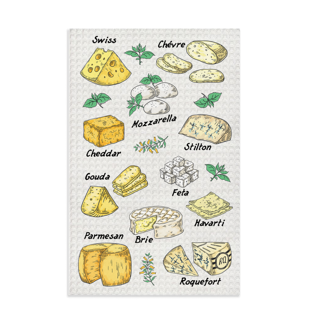 Cute Cheese Dish Towel Gift For Cheese Lover