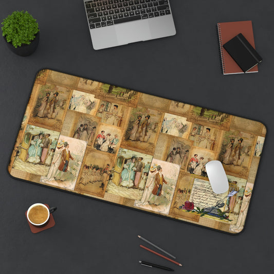 Whimsical Jane Austen Desk Pad