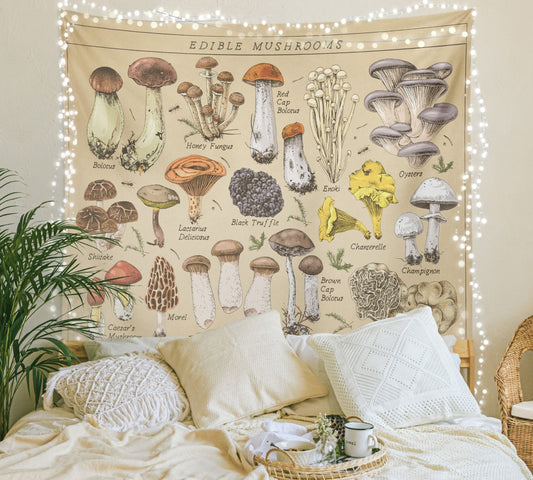 Edible Mushroom Tapestry